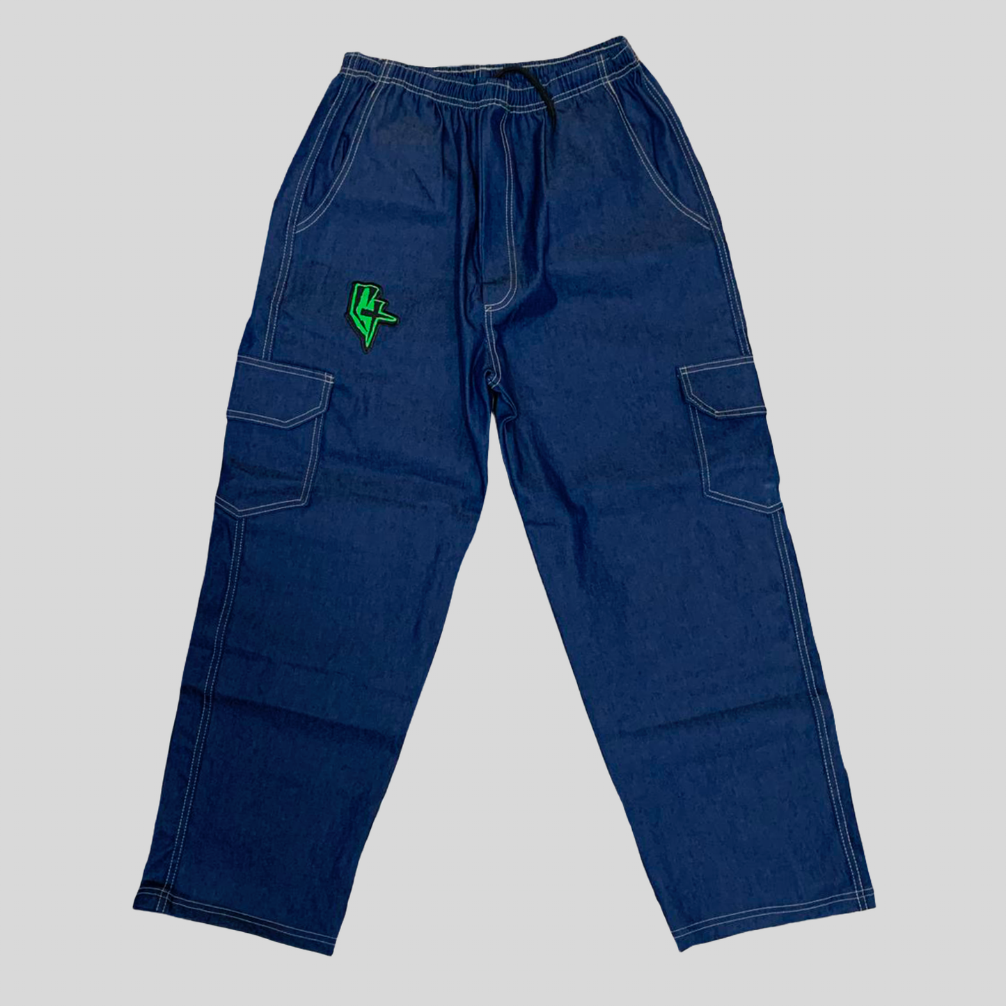 Calça Jeans Cargo CT escura